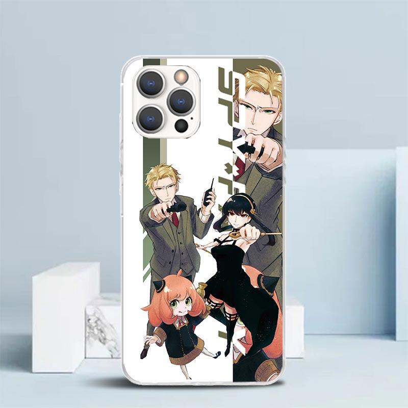 Anime Spy Family Anya Phone Case For IPhone 16 17 Air 16E 15 14 Plus 13 Mini 12 11 Pro Max 7 8 + SE 2020 Soft TPU Back Cover 16
