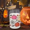 400ml Halloween Cups with Lid Straw Pumpkin Ghost Tumbler for Kids Adults Iced Coffee Halloween Party Festive Gatherings Gift