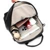100% Echter Lederrucksack für Damen Große Kapazität Reise Rucksack Back Pack für Damen Umhängetaschen Geldbörse Rindsleder 2026