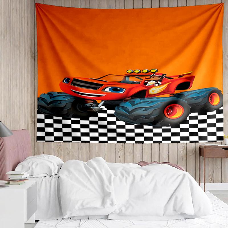 LKW-Druck Wandteppich, Hintergrund, Einfache Montage, Ideal für Schlafzimmer, Büro & Wohnzimmer, mit Ästhetischer Wanddekoration.