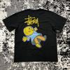 STUSSY DOLLIE PIGMENT DYED TEE BLACK - MEDIUM Unisex T-Shirt