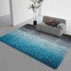 Gradient Plush Carpet Living Room Sofa Coffee Table Cushion Bedroom Bed Full Carpet Fluffy Non-slip Household Carpet