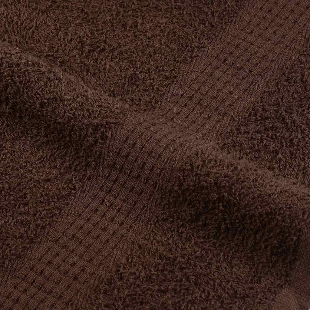 Vidaxl Ręczniki Kąpielowe, 2 Szt., Brązowe, 70X140 Cm, Bawełna 100%
