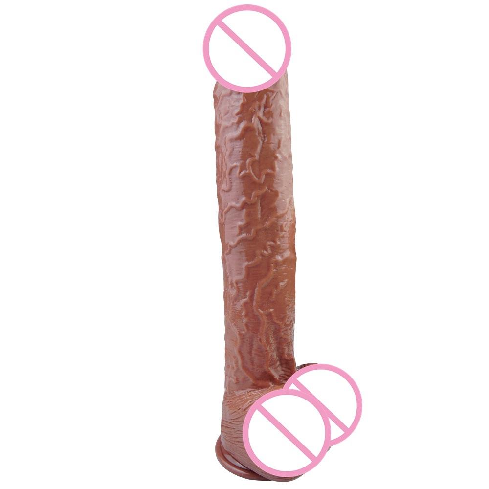 Extra dlouhý velký penis imitace zvířecího penisu Mužská a ženská masturbace a zábavné produkty – vestibulární a anální zátky