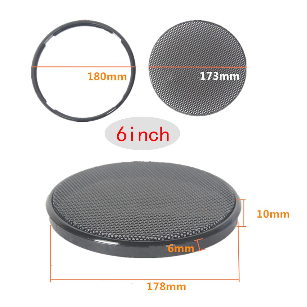 Protective Steel Mesh Circle Car Speaker Spare Parts Stable Quality Parts Vintage Speaker's Mesh Appearance Props
