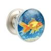 Vintage Round Cabinet Knobs Resin Crystal Drawer Cabinet Knobs Transparent Animal Epoxy Pull Handles for Wardrobe Dresser