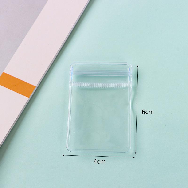 

20Pcs Pvc Transparent Zipper Bags Anti Oxidation Jewelry Organizer Bag Dust Proof Travel Gifts Storage Bags