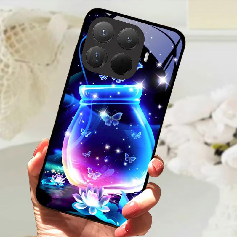 Pro Xiaomi 15T Pro Pouzdro Módní Tvrzené Sklo Zadní Kryt Telefonu Pro Xiaomi 15TPro 15 T Xiaomi15T Ochranný Kryt Fundas Coque