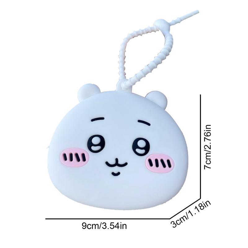 Portable Treat Bag For Dogs Cartoon Silicone Dog Food Bag Cute Pet Snack Pouch Multipurpose Puppy Food Bag For Cookies Dry Meat