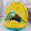 Baby Pool Float with Canopy Inflatable Swim Ring Cute Floaties with Seats and Handle Pool Floats Toys Party Supplies