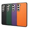 For Samsung Galaxy S23+ Slim Case Calf Texture PU+PC+TPU Phone Cover