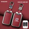 Leather Car Key Shell Smart Remote Key Fall Full Cover Protection Shell For Volvo XC40 XC70 XC90 C30 C40 S60 S80 S90 V40 V60 V90