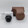 PU Leather Camera Bag Case For Nikon J1 J2 Full Body Protective Cover With Strap