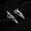 Metal Nail Ring Machinery Style Punk Metal Jewelry Daily Gothic Ring  Halloween