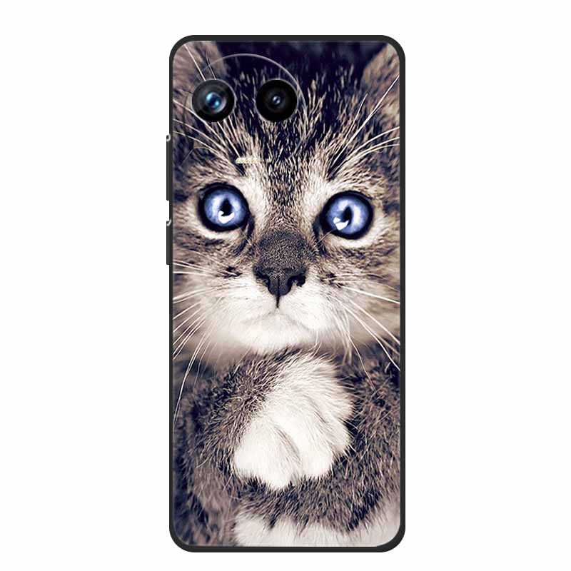 For Realme 11 11X 5G RMX3780 Case TPU Animals Soft Silicone Bumper Back Cover Phone Cases for Realme11X RMX3785 Wolf Cool Fundas