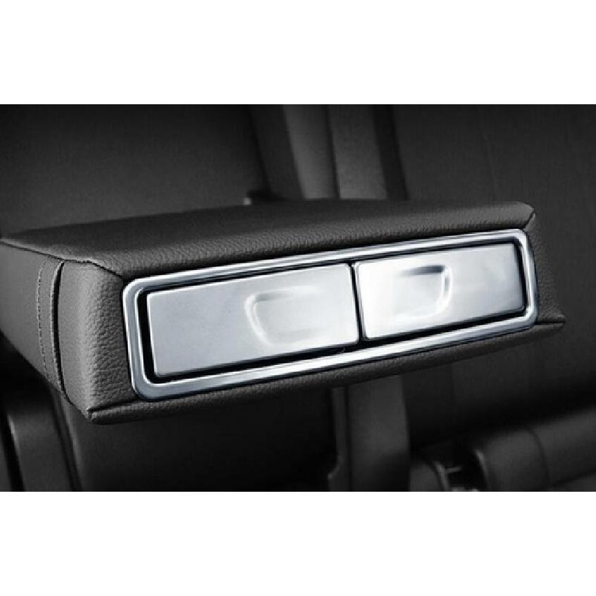 Rear Water Cup Panel Cover Trim 3PCS For Benz GLB W247 - Silver Steel
