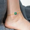 MERRYMOTIVE Gypsy Flower Point Anklet (Bluegreen)