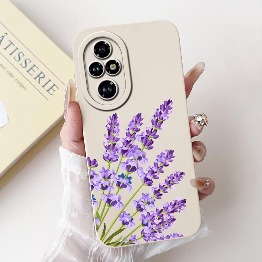Für Honor 200 Pro 200 Lite Honor200 Hülle Abdeckung Weiches Silikon TPU Blume Schmetterling Girly Mode Malerei Honor 200Lite 200Pro