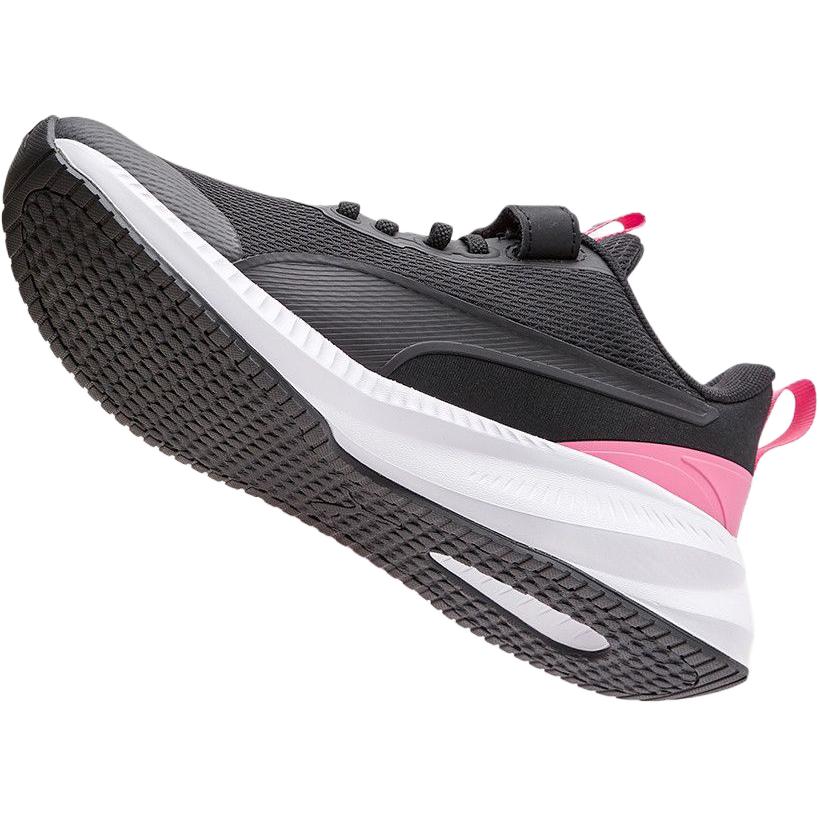 Puma Flyer Lite 3 Abrasion Resistant Breathable Lightweight Cushioning Low Top Kids' Running Shoes Black Pink Teenagers 404320-03