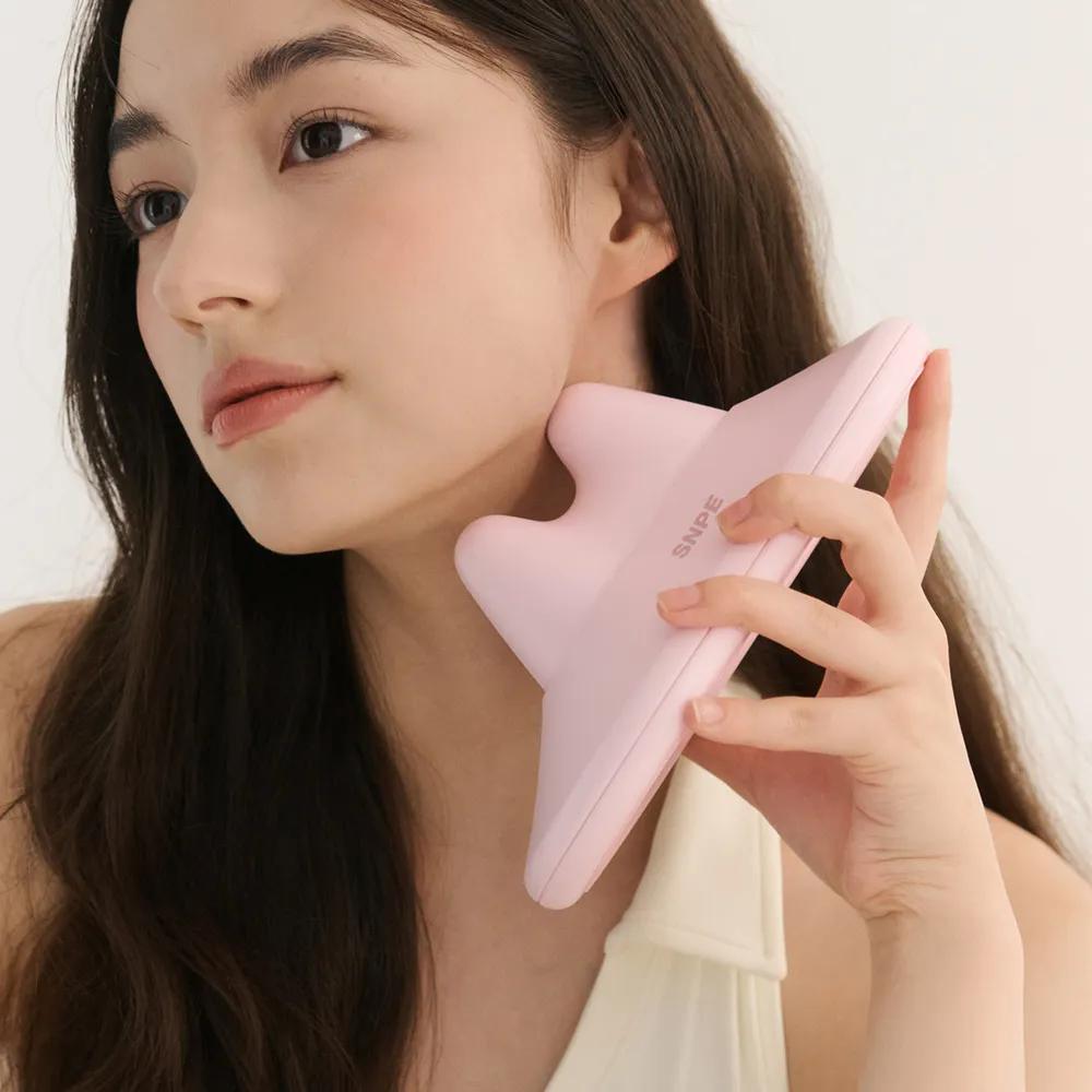 SNPE Danason Acupressure Stretching Portable Cervical & Psoas Massager Floral White