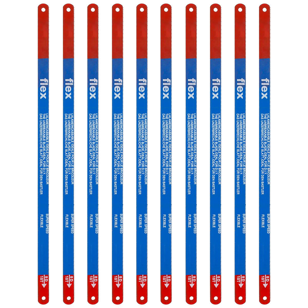 

10Pcs Hacksaw Blade 300mm 18 Teeth Hand Saw Blades M35 Steel Replacement Jig Saw Blade For Meat Wood Cutting Woodworking Tool