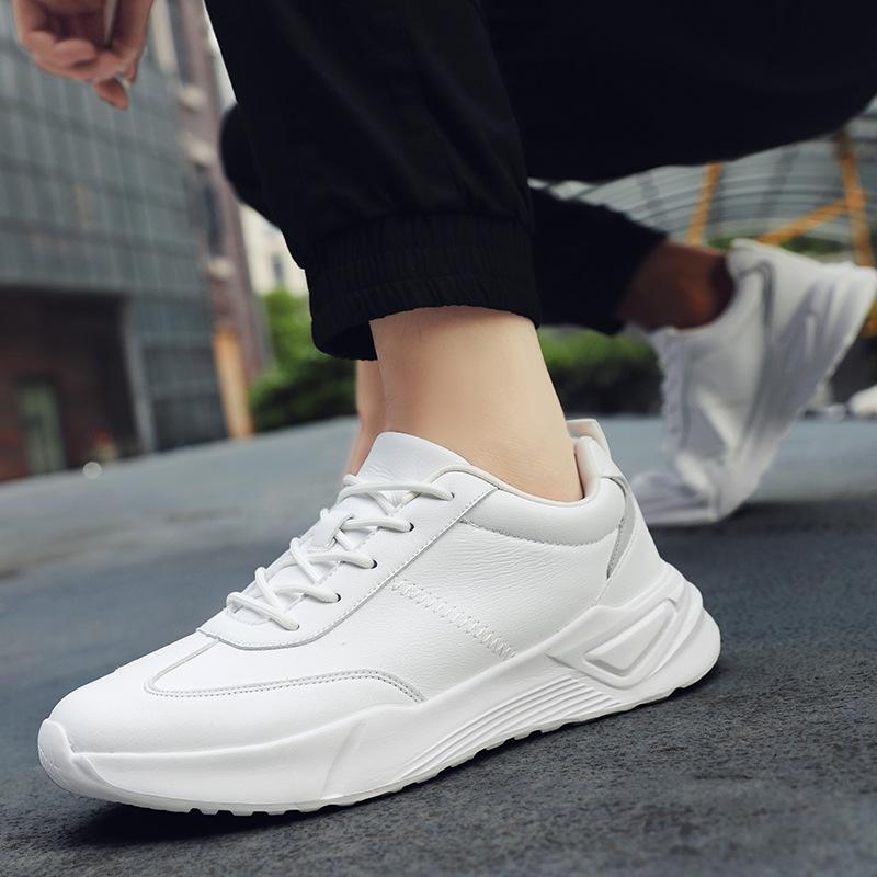Autumn and Winter Large Size 47 Light Cushioning Casual Men's Sports Board Shoes Foreign Trade Versatile White Shoes Men's Shoes