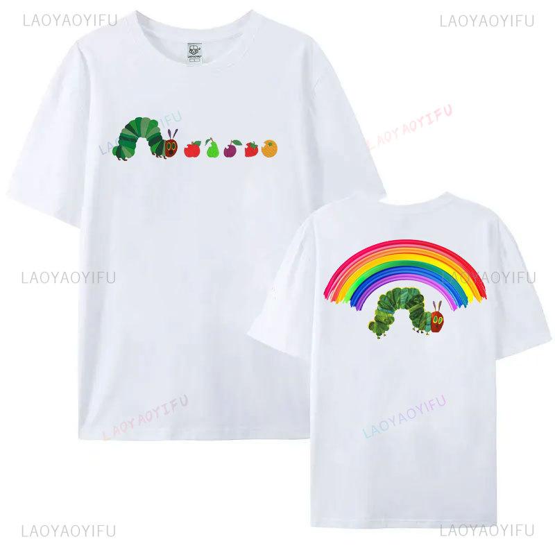 Hungry Caterpillar T-shirt Eat The Rich Graphic T Shirts Very Hungry Caterpillar Shirt Bookish Fan Gift Tees Activist Y2k Tops