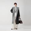 ELLE Minimalist Comfortable Fashion Casual Hooded Double-Breasted Coat Women Coats EN52245