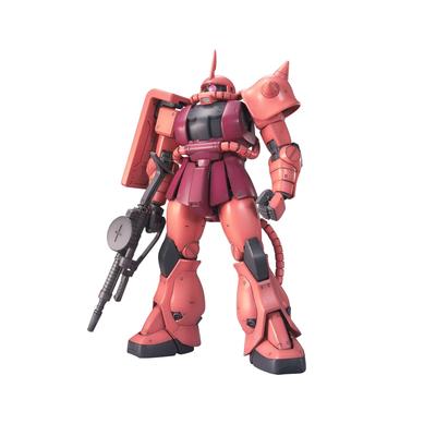 BANDAI SPIRITS MG Mobile Suit Gundam Zaku Skala Plastmodellkit MS-06S Chars Version 2.0 1/100 Förfärgad
