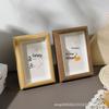 Wooden Photo Frame: Wall, Desktop, Calligraphy & Painting, 3D Design, Sizes 5-10 Inch