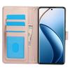 SY-003 For Oppo A60 4G Case PU Leather Stand View Phone Wallet Cover with Hand Strap
