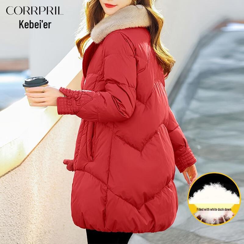 

Women s Mid-length Chinese Style Down Jacket 2XL