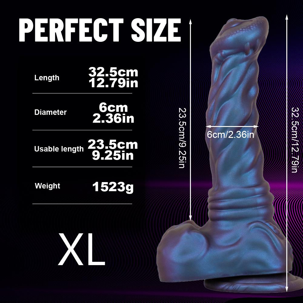 Simulated Dildo Stallion Silicone Anal Expansion Giant Thick Anal Plug