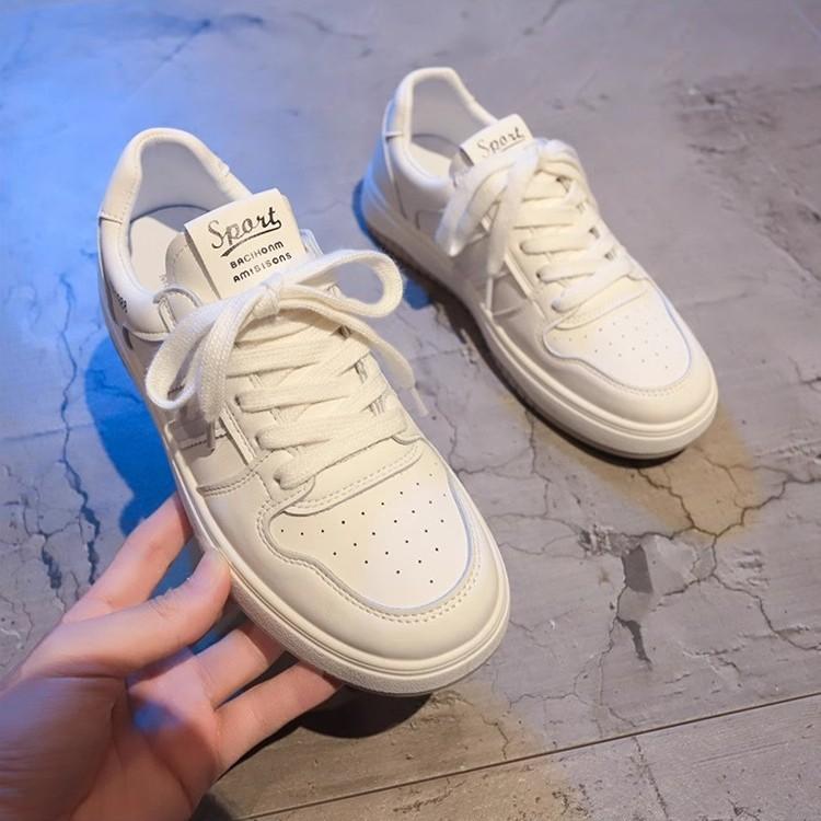 Little white shoes women's 2025 spring new board shoes women's casual sports shoes foreign style versatile student shoes ins tide