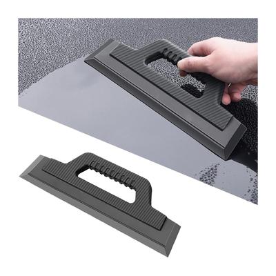 Raclette pour vitre de voiture, Flexible à main en silicone pour vitre de véhicule pour nettoyer l'eau, Grattoir essuie-eau pour verre automobile, Universel