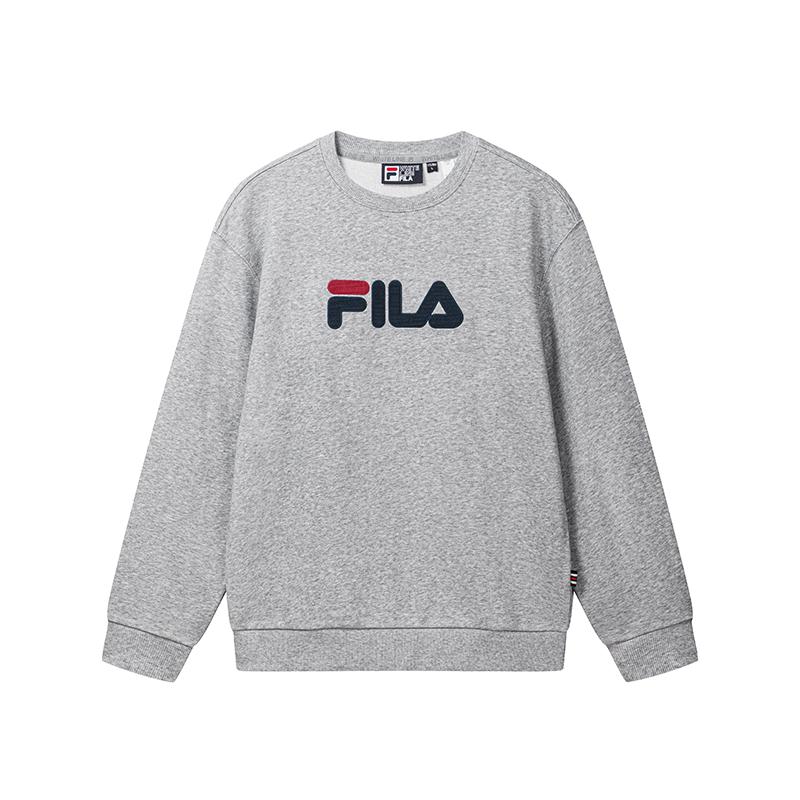 FILA Оригинальный разноцветный пуловер с круглым вырезом Унисекс свитшот F51U639205FMG S