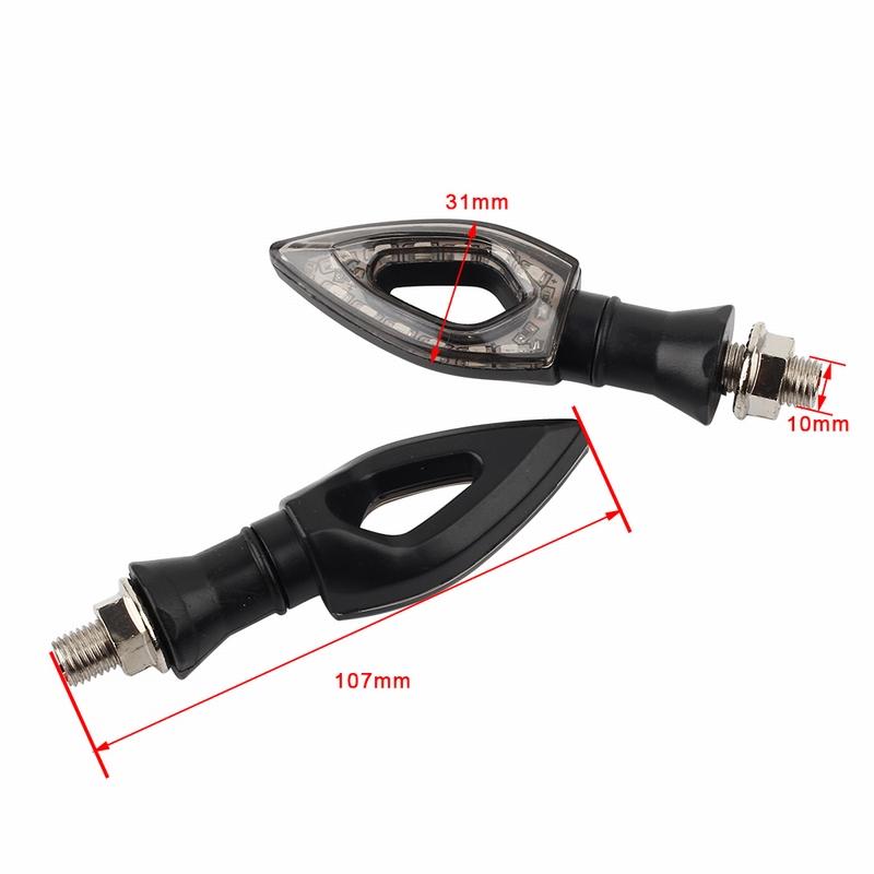 Universal Motorcycle Accessories ABS plastic LED Turn Signal For Suzuki G S X R 400/600/750/1000/1300 K1 - K9 BANDIT