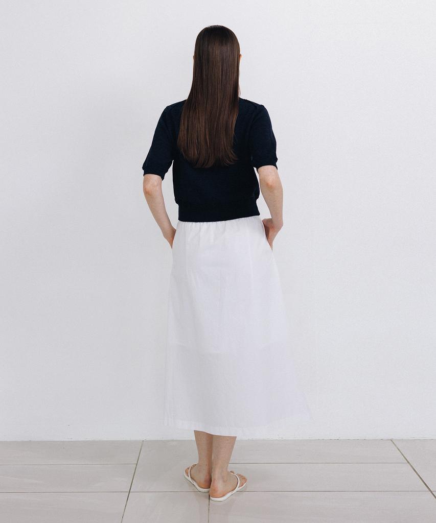 Beullaengkeulumumeon Crochet Sweat Knit_Navy