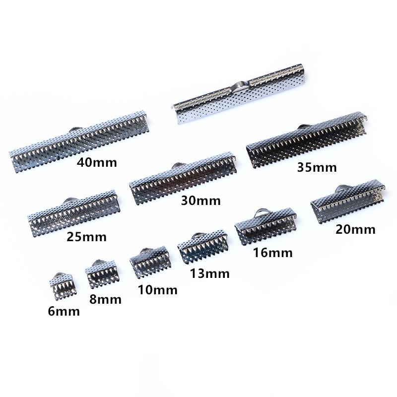 50-Pack Vest Buckle Snap Buttons with Teeth Ribbon Rope Clasp for DIY Jewelry