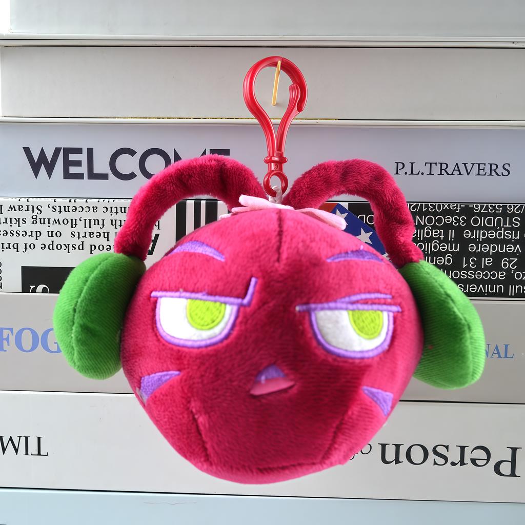 2025 New Style Plants vs Zombies Plush Pendant Cute SunFlower Peashooter Chomper Bag Keychain Decoration Stuffed Doll Kids Gift
