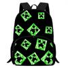 Minecraft Printed Backpack Children'S Elementary School Bag
