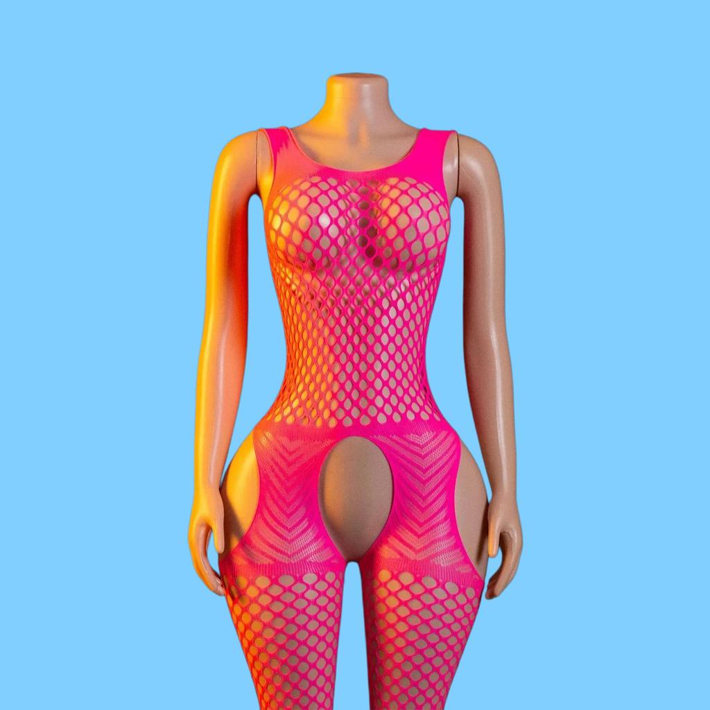 Erotic Open Crotch Bodystocking Lingerie Black Women Bodysuit Sexy Porn Sleeveless Underwear Lenceria Sexual Mujer Crotchless U1