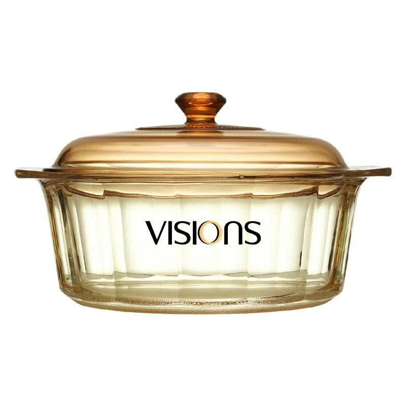 VISIONS Corning 4.1L Crystal Clear Glass Pot