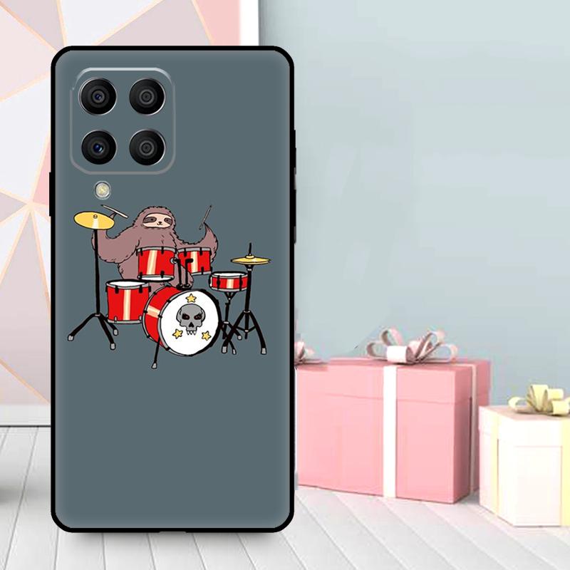 Musical Instrument Drum Case For Samsung Galaxy M36 M12 M52 M06 M16 M56 M33 M15 M55 M31 M13 M14 M53 M32 M35 M34 M54