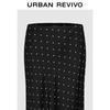 UR Women's Retro Polka Dot High Waist Fishtail Skirt