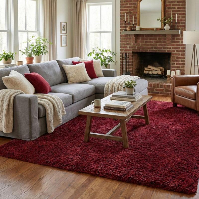 Super Soft Shaggy Area Rug, Non Slip Plush Washable Carpet for Living Room Bedroom Indoor Home Decor Bedside Floor Mat