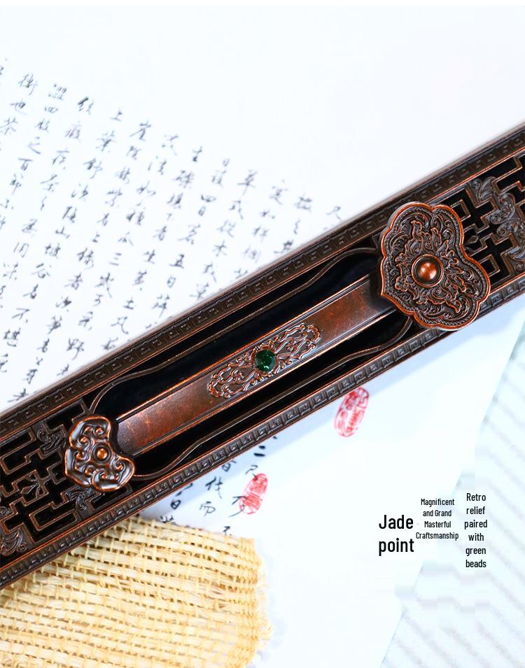 Elegant Antique Deer Alloy Incense Burner for Indoor Use - Perfect for Burning Stick Incense and Home Decoration