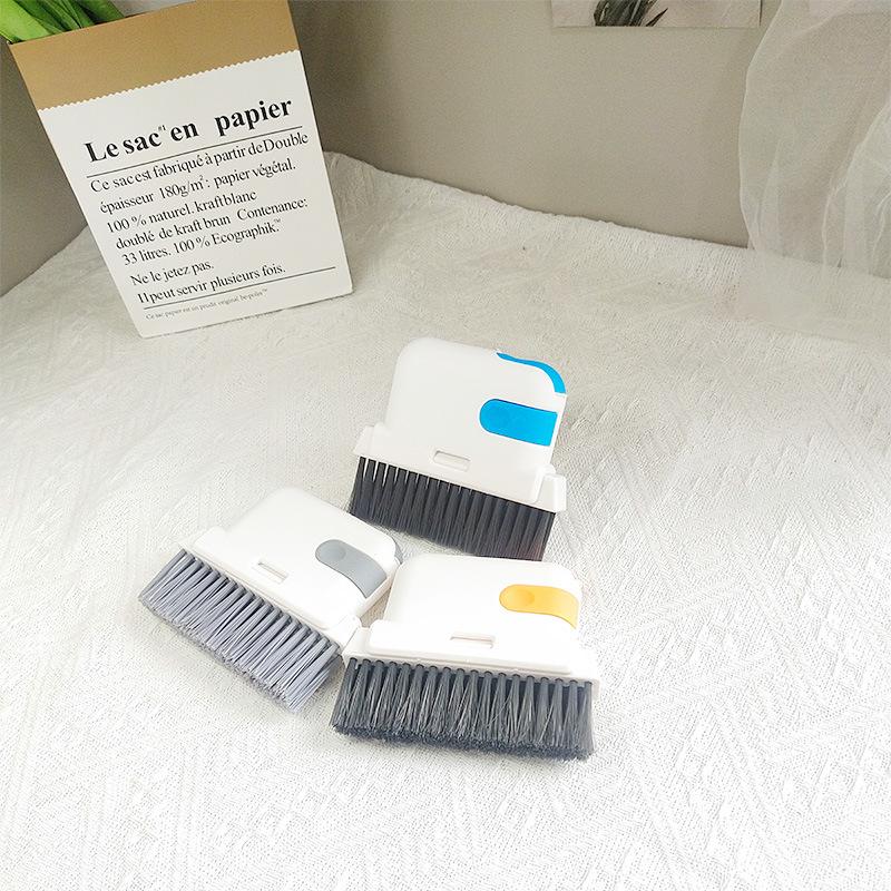 Three-in-One Household Window Groove Cleaning Brush with Removable Head
