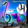 Led Musical Note Light Colorful Rgb Atmosphere Table Lamp Bedside Night Light For Bedroom Office