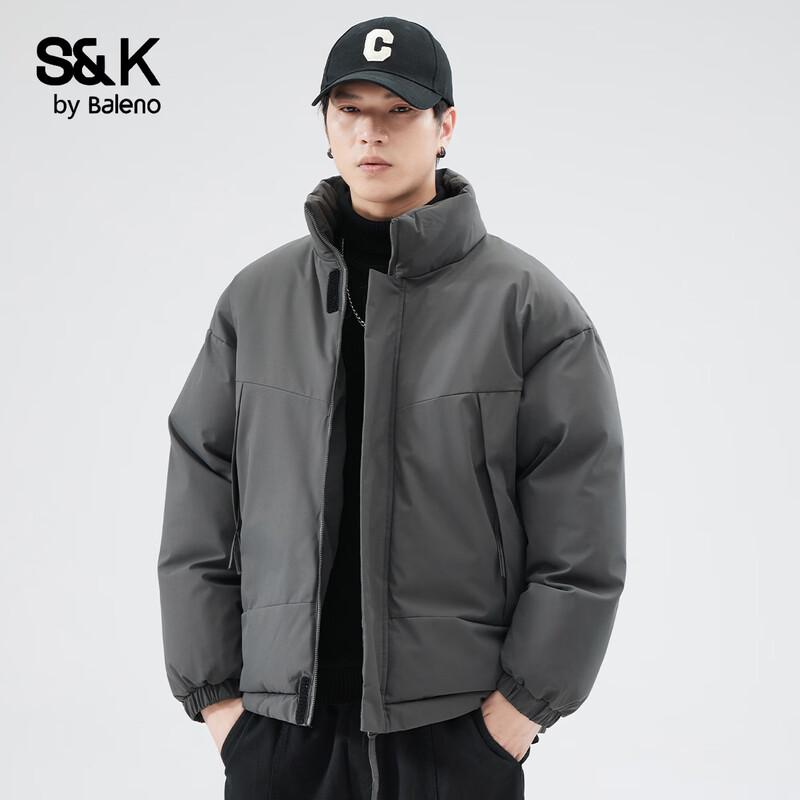 Baleno S&K Amerikanischer Stil Minimalistische Herren-Baumwolljacke